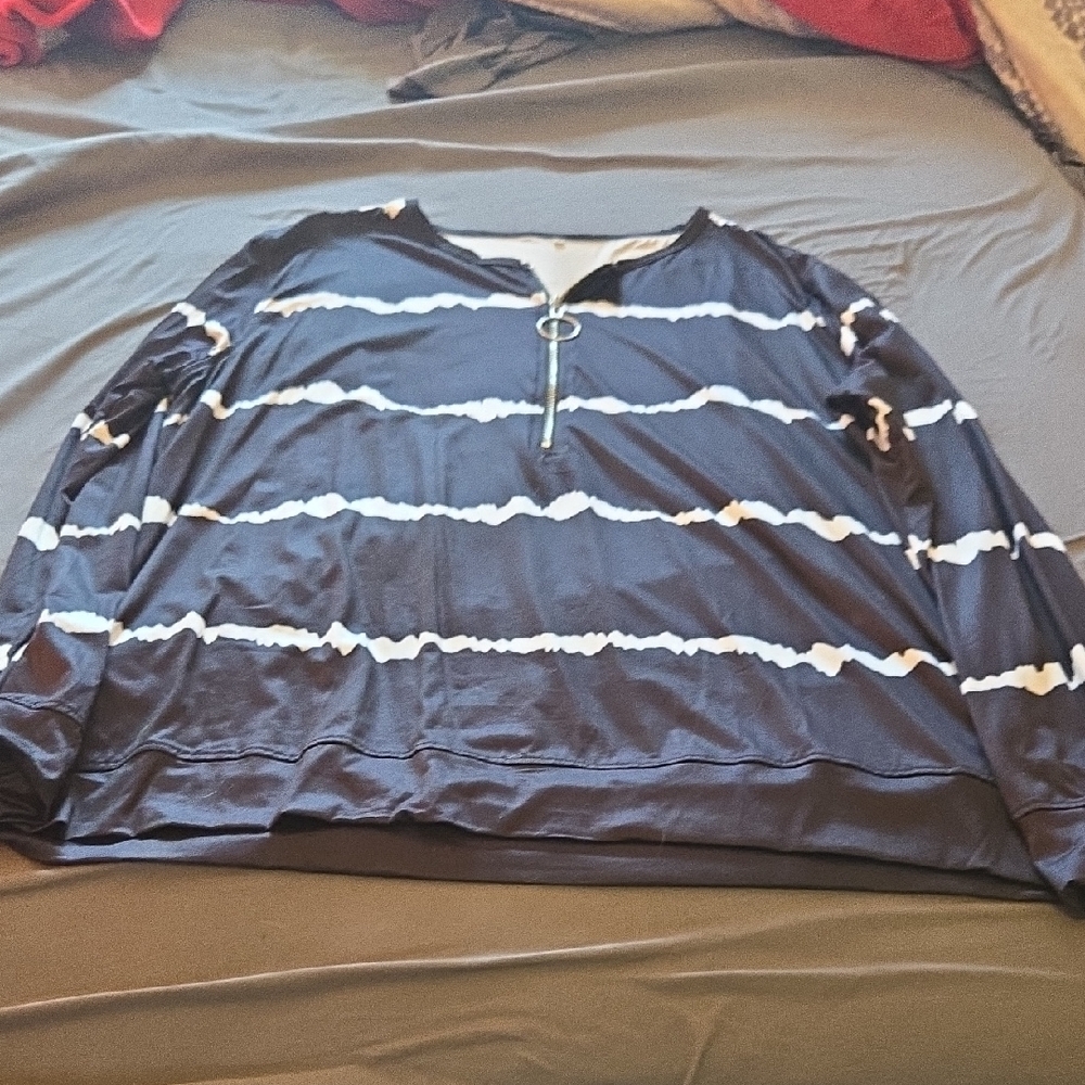 Women's Long Sleeve Tie-Dye Top